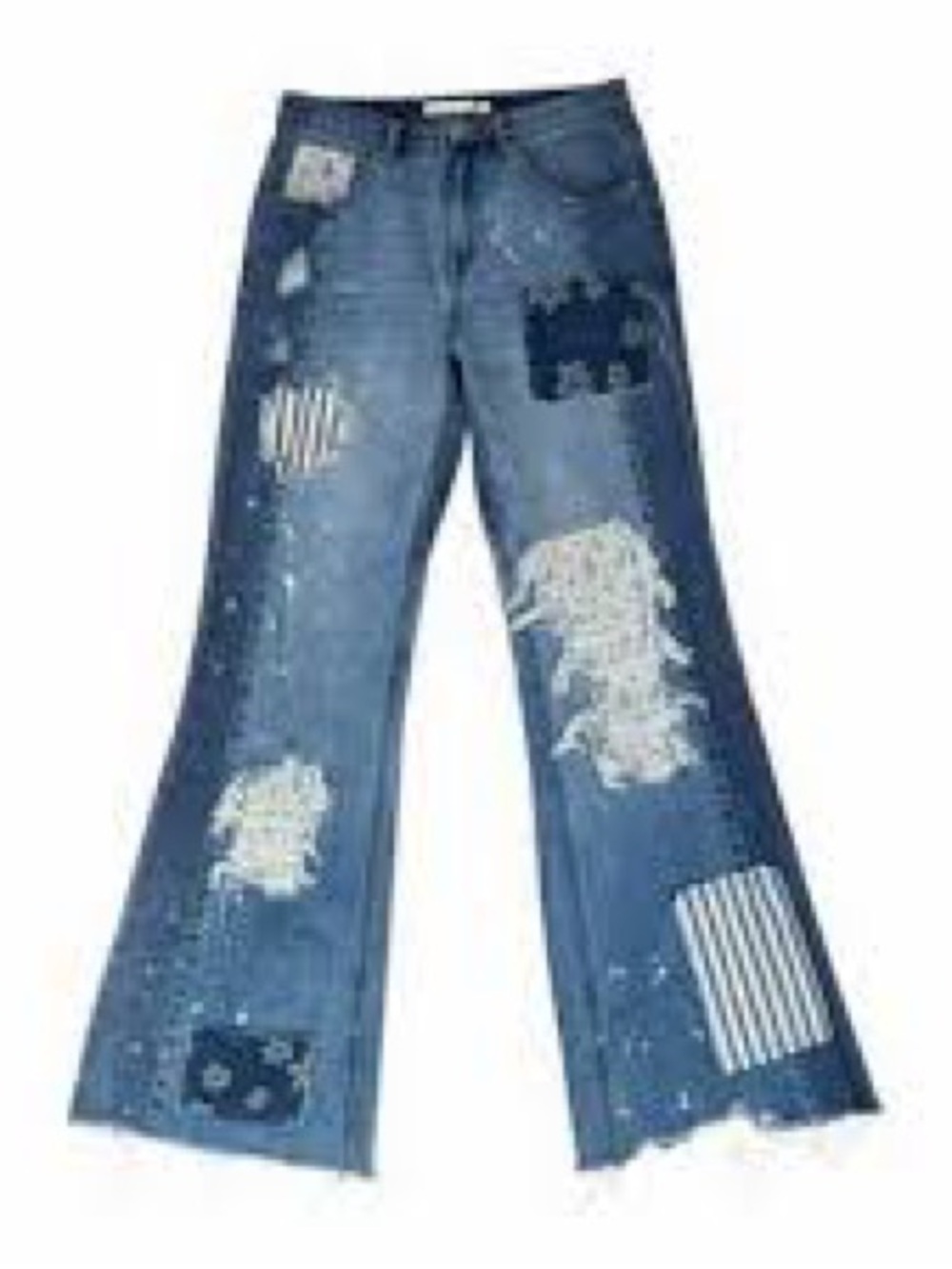 Altar’d State Patchwork Jeans